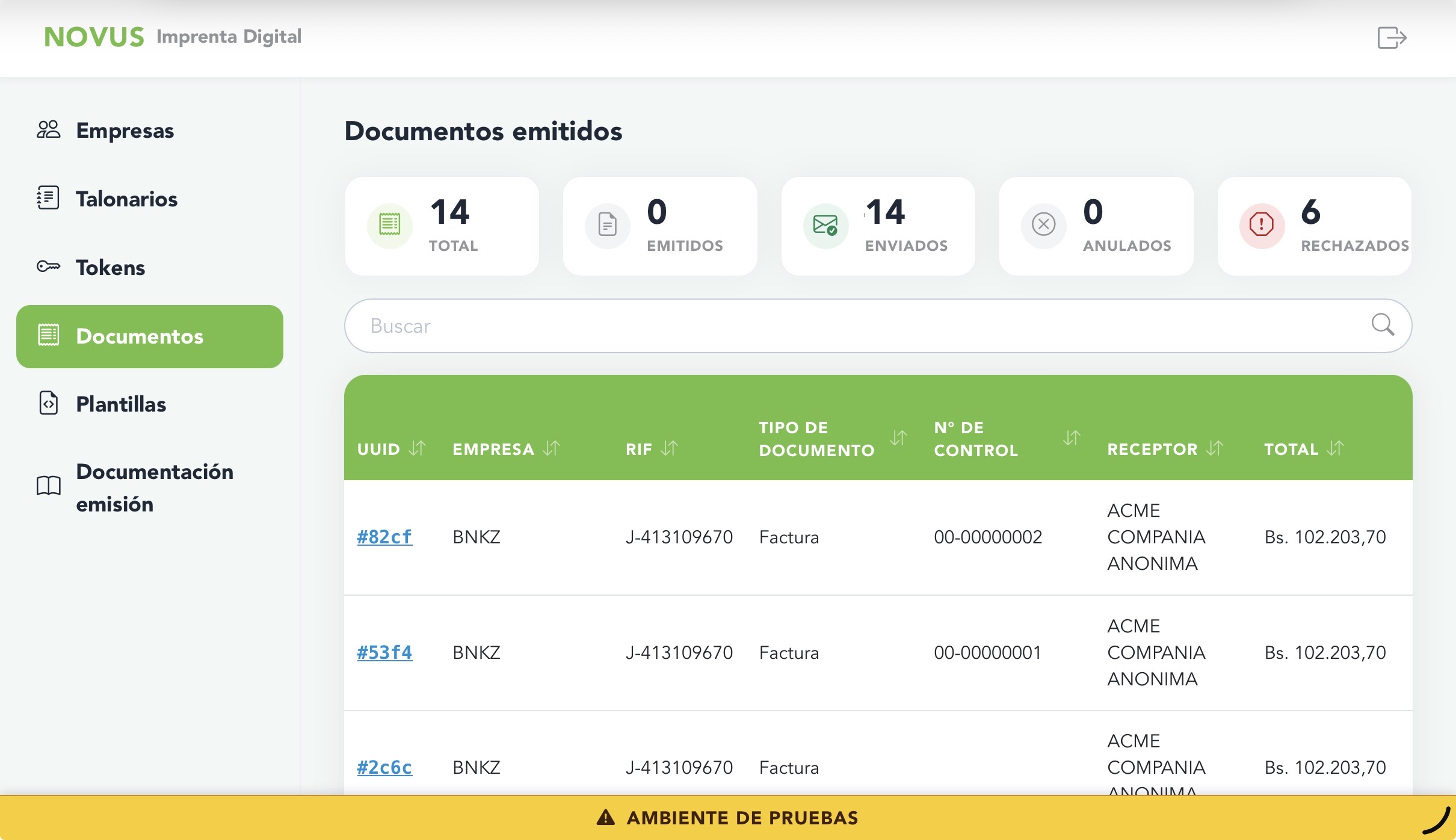 Portal Administrativo Novus