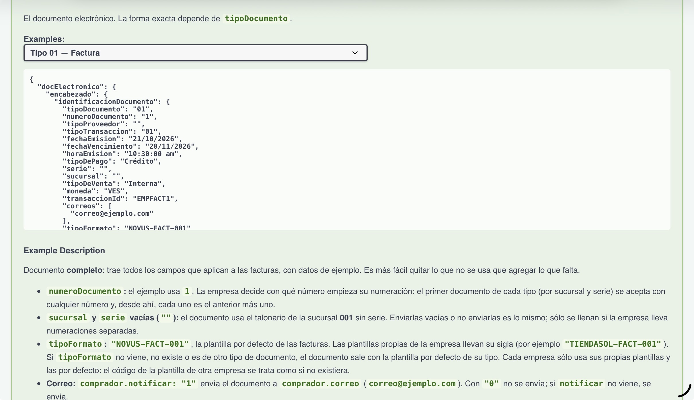 Integración API REST Novus